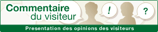 Commentaire du visiteur Presentation des opinions des visiteurs