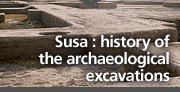 Susa : history of the archaeological excavations