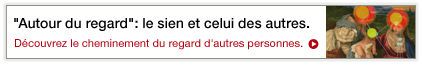 "Autour du regard": le sien et celui des autres.  Découvrez le cheminement du regard d'autres personnes.